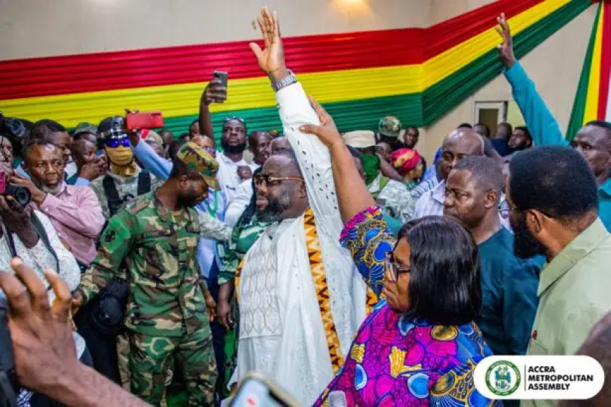 Michael Kpakpo Allotey takes over as Mayor of Accra after securing 100% approval