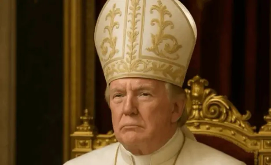 Trump Sparks Outrage After Posting AI-Generated Image of Himself as Pope