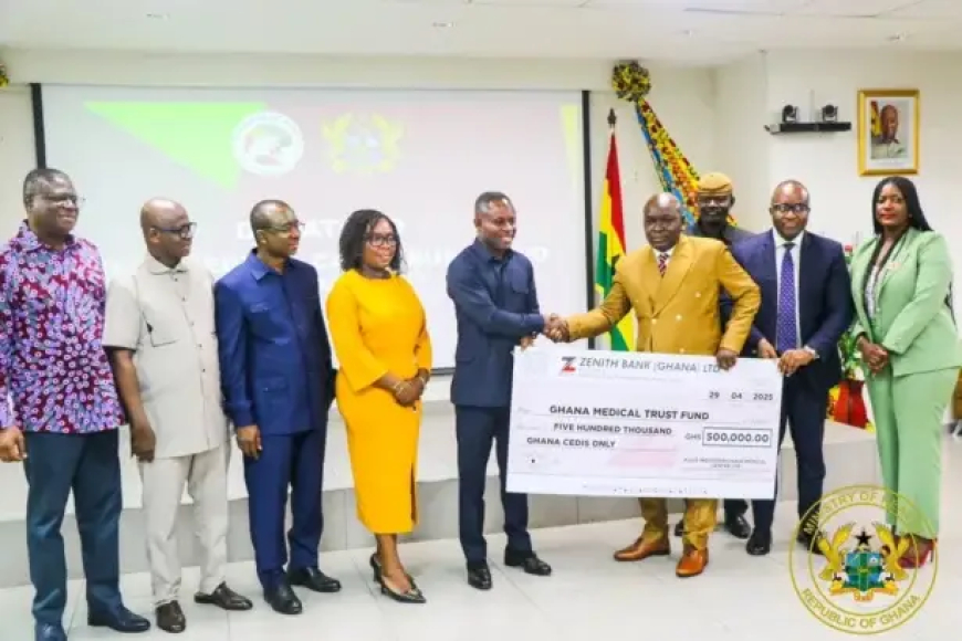 Seidu Agongo Donates GHS500,000 to MahamaCares Fund in Support of Social Interventions