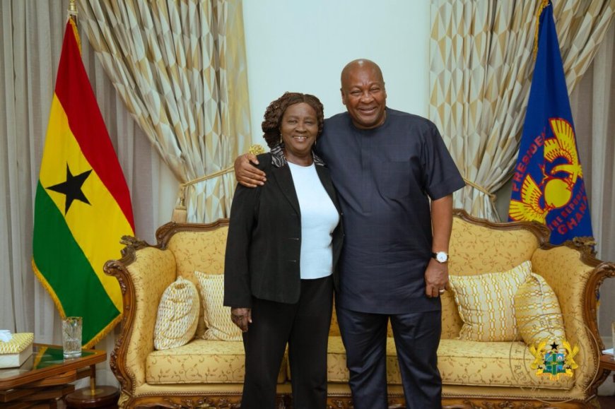 Photos: Veep Naana Jane Opoku-Agyemang Returns to Ghana After Medical Treatment in the UK
