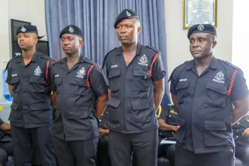 Four Police Officers Promoted for Heroic Role in Arrest Linked to Asiyaw Murders