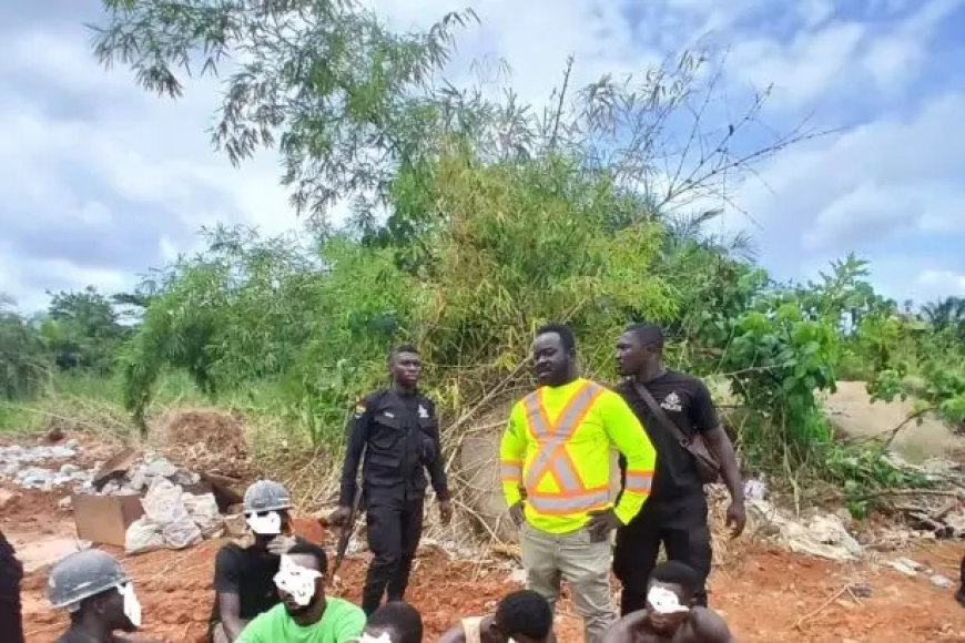 IGP Orders Galamsey Crackdown: 30 Suspects Arrested in Western, Ashanti, and Central Regions